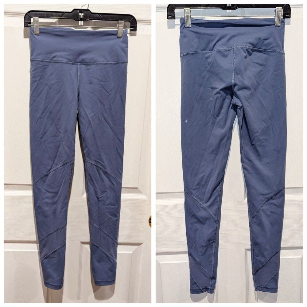 Y2K Gym‎ Core Victoria Sport Knockout XS Blue Leggings Athleisure Pants Workout